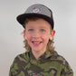 American Flag Youth Flat Bill Hat