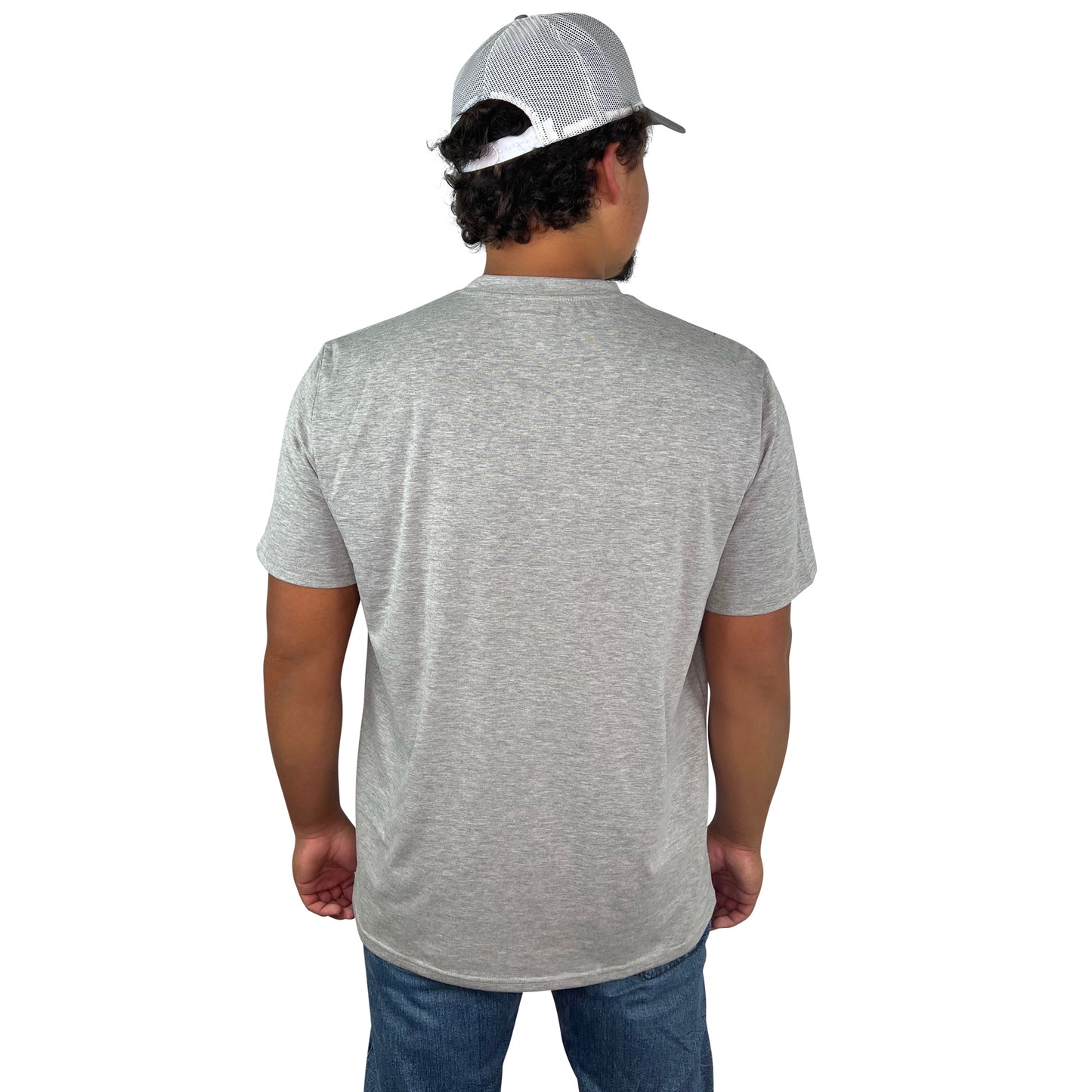 Grey American Flag Donkey Tee