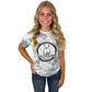 Gals Grey Tie Dye Donkey Tee