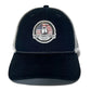 Youth Navy American Flag Mini Ass Hat