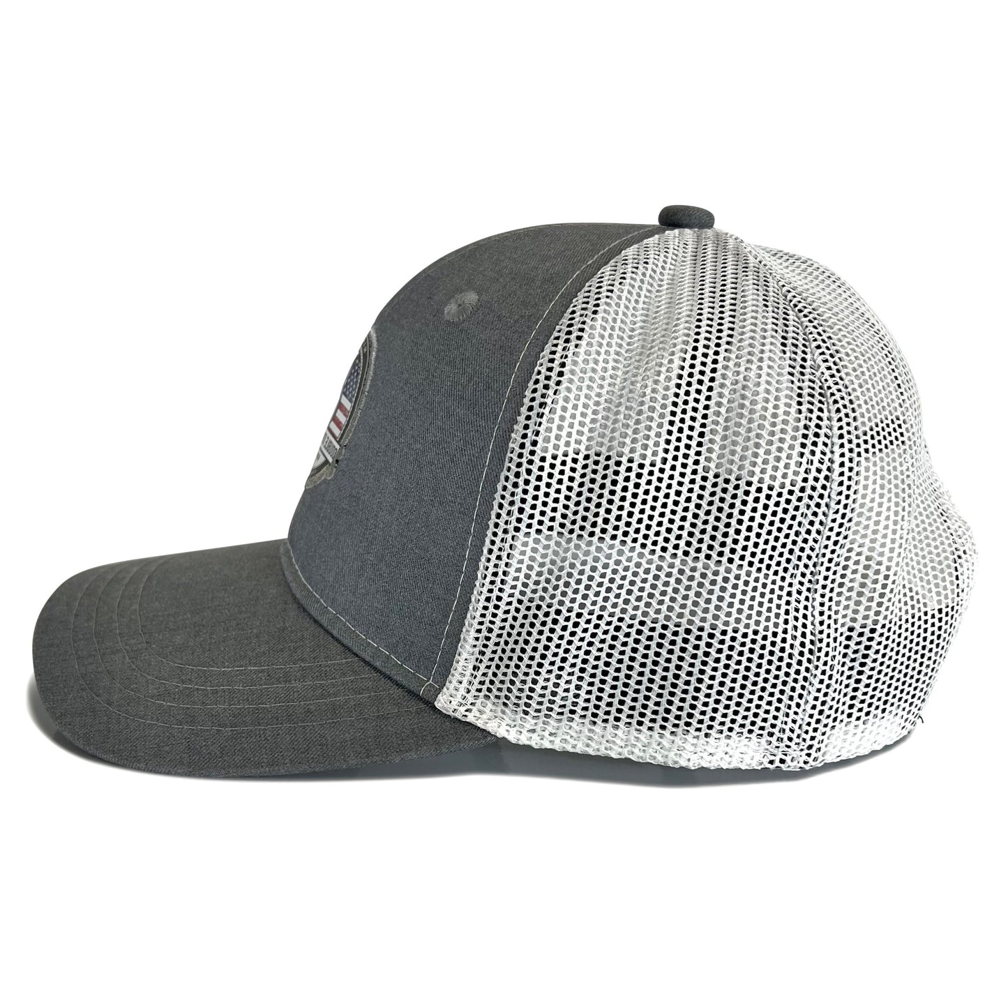 Youth Grey American Flag Mini Ass Hat