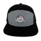 American Flag Youth Flat Bill Hat