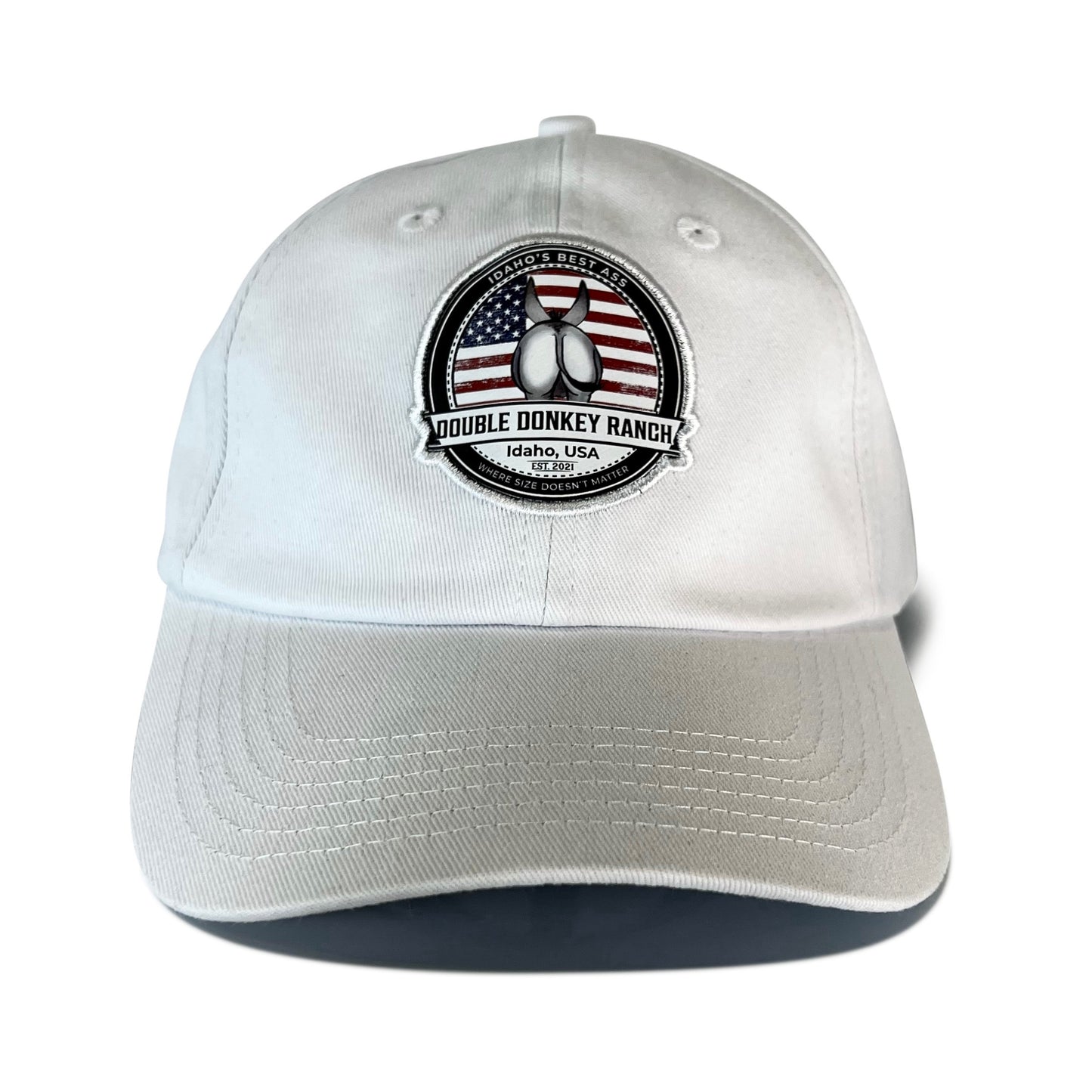 White American Flag Retro Baseball Cap