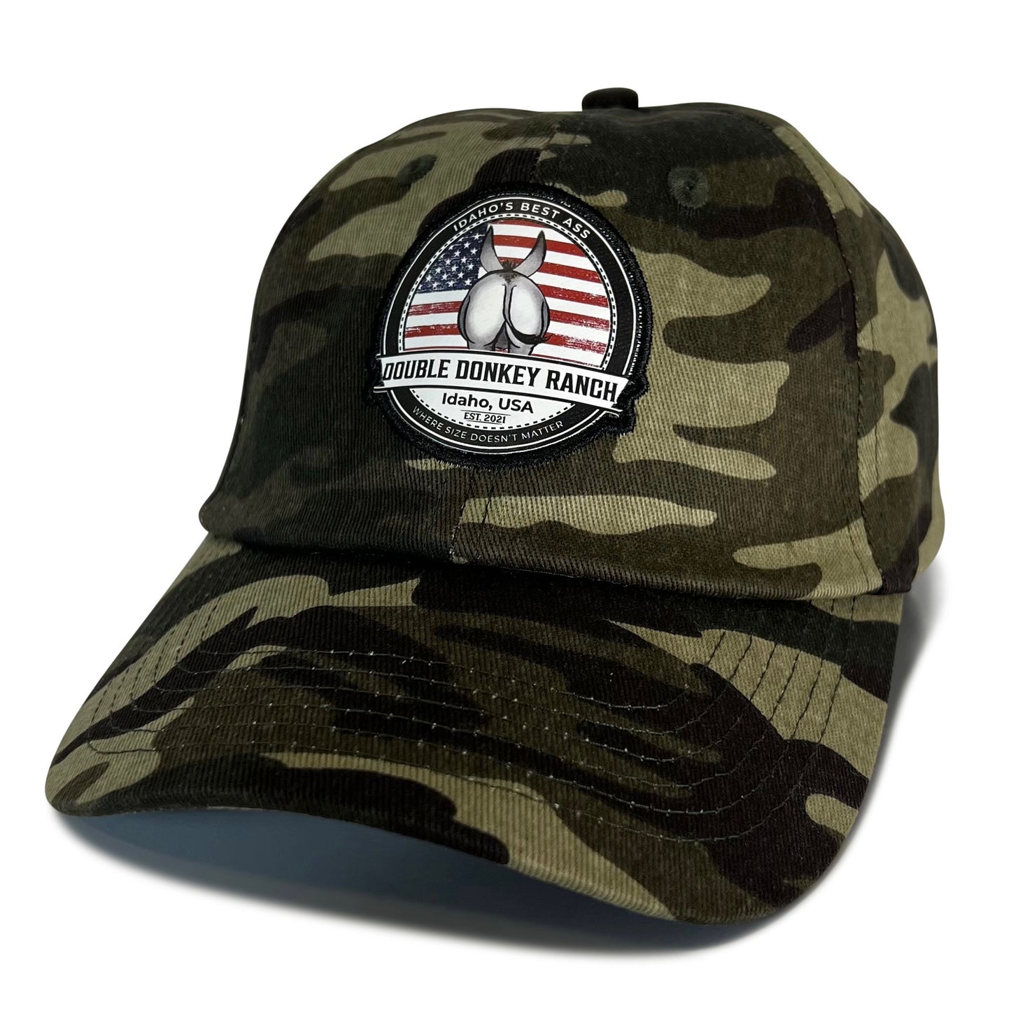 Camo American Flag Retro Baseball Cap