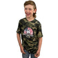 Youth Mini Ass Camo Patriot Tee