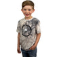 Youth Grey Tie Dye Donkey Tee