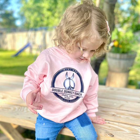 Youth Pink Donkey Sweatshirt